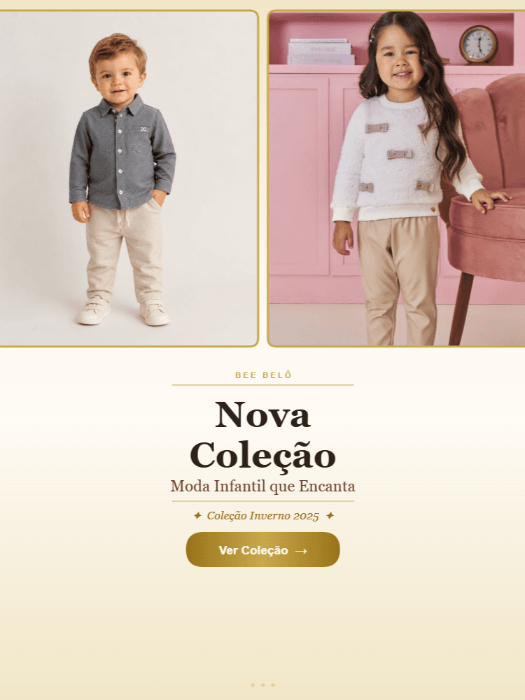 Nova Coleção Bee Belô - Moda Infantil